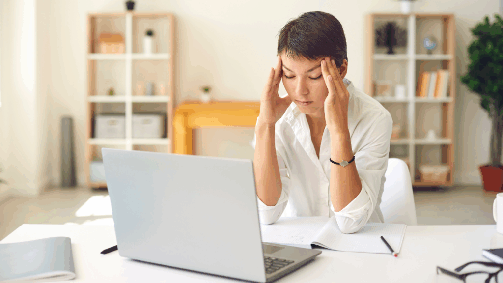 Person with a Migraine