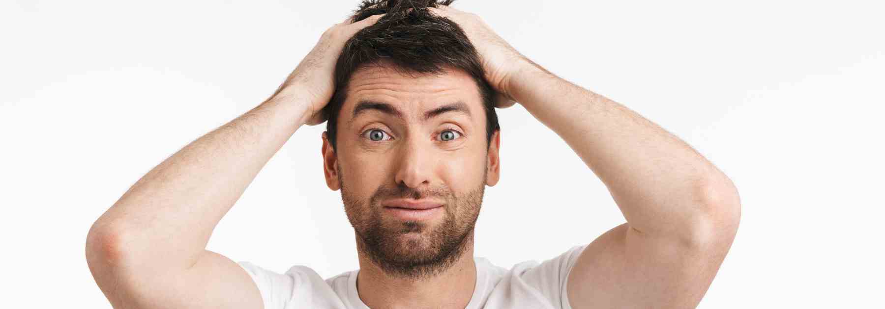 Grow hair back following manual hair loss